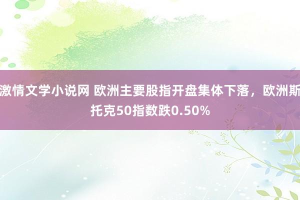 激情文学小说网 欧洲主要股指开盘集体下落，欧洲斯托克50指数跌0.50%